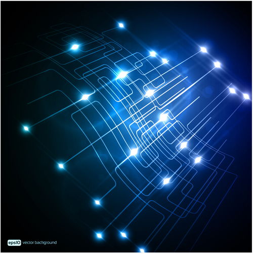 藍色科技背景設計 璀璨 科技 藍色背景 炫彩線條 背景素材 ai矢量分層 矢量圖 圖全圖美 正版原創(chuàng)商業(yè)圖庫 原創(chuàng)設計素材 海報設計 畫冊設計 包裝設計 vi設計 logo 版式設計排版